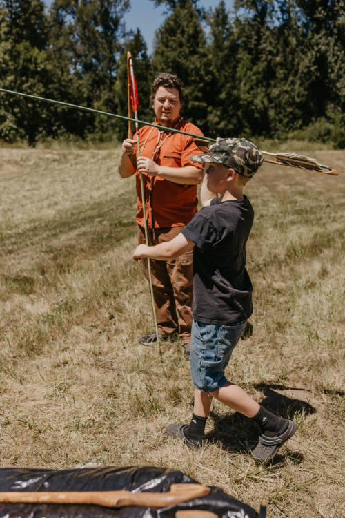 throwing the atlatl